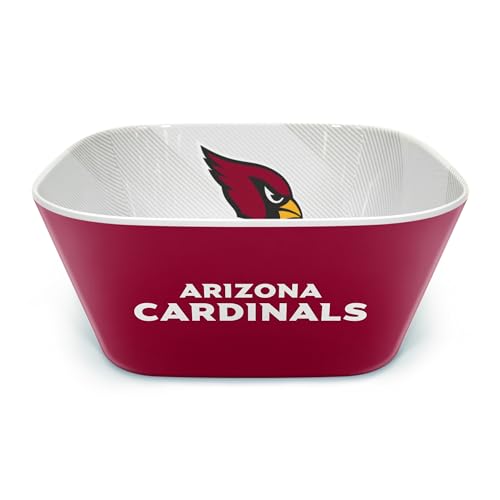 Image of YouTheFan NFL Arizona Cardinals Large Party Bowl