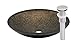 Novatto LAGHETTO Glass Vessel Bathroom Sink Set