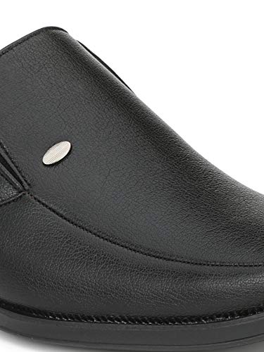 Image of SIR CORBETT Faux Leather Formal Shoes for Men