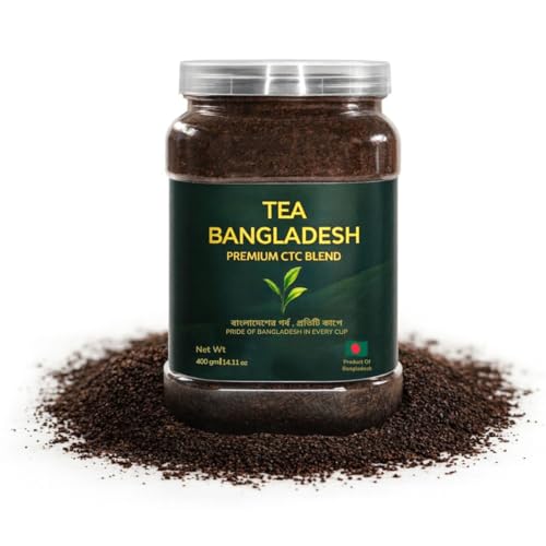 Tea Bangladesh Loose Black Tea Leaves | Premium CTC Tea from the Finest Sylhet Gardens | Rich Aroma...