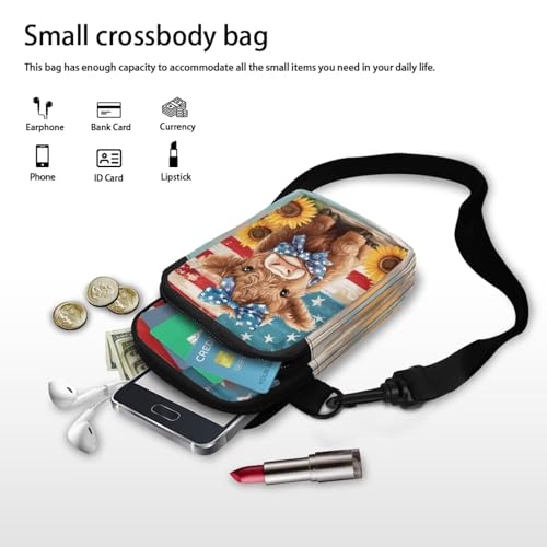 Image of Xpyiqun Small Crossbody Bag Women Phone Purses Sling Shoulder Handbag Cross Body Pouch Wallet Bags