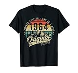 Cooles 1964 Jahrgang vintage retro Motiv für alle die im Jahr 1964 geboren wurden als Geschenk zum 59 Geburtstag.1964 Frauen Herren Geschenk als Geschenkidee für die Geburtstagsparty. Klassisches 1964 vintage 70er 80er Jahre Motiv.