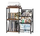 Table d'appoint multifonction : conçue avec 3 étagères robustes, cette unité offre des solutions de rangement polyvalentes pour les disques vinyles, les platines, les écouteurs, les albums, les haut-parleurs, les CD, les collections ou les livres. Optimisez les petits espaces avec cet organiseur compact mais spacieux qui garde tout à portée de main