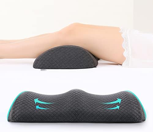 Leg Pillows for Sleeping Knee Pillow for Side Sleepers Leg Foot Elevation Swelling Relief Pain Pillow Contour Wedge Bolster Pillows Memory Foam Removable Cover