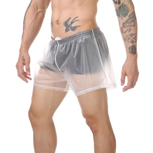 ACSUSS Men Gay Lingerie Men's Beach Swim Pants Clubwear Crossdresser Nightwear Short Hot Pants