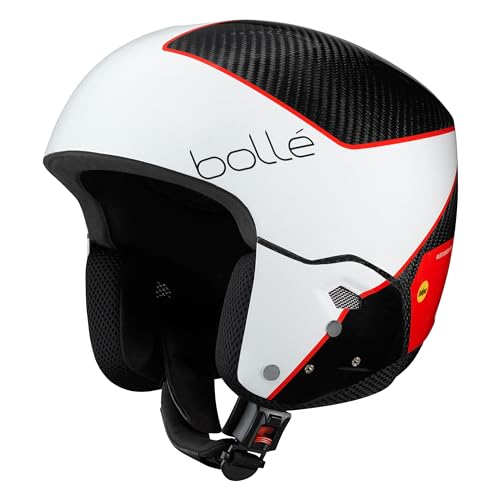 Bollé MEDALIST CARBON PRO MIPS Race White Shiny S-M 53-56cm - Snow Helmets - Race White Shiny - No Lens Reference - Size S-M - Unisex - Adult