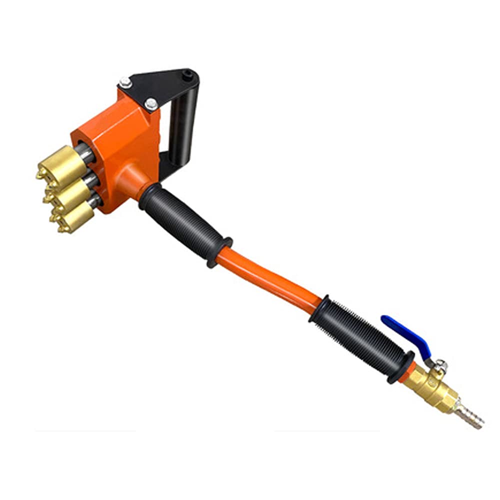 Cincel Neumático Para Hormigón, Cincel Multicabezal Reforzado, Cincel Para Pavimento de Pared, Martillo Cincelador, Martillo Cincelador de Aleación de Empuje Manual (Cabeza única)
