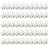 Fácil instalación: las abrazaderas de espejo perforan agujeros en armarios, puertas u otras superficies