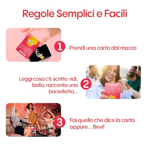 Gioco Da Bere Spin A Drink Shot Con 4 Bicchierini, Per Feste Adulti, Addio Al Celibato, Natale