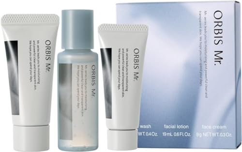 【医薬部外品】 ミスター トライアルセット メンズ 洗顔料 化粧水 保湿クリーム 各1週間分 2.医薬部外品 5.セット トライアル