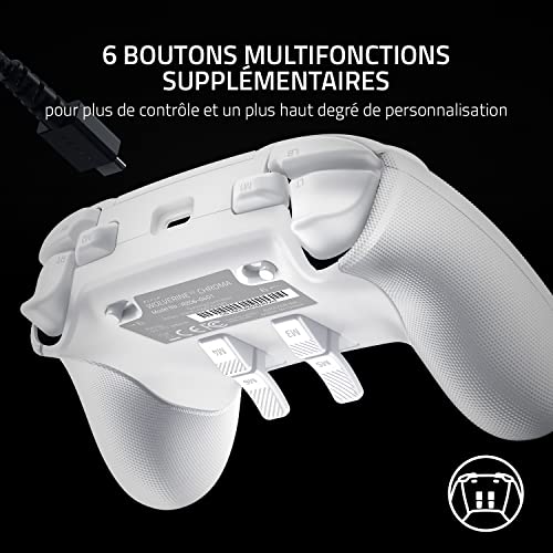 Razer Wolverine V2 Chroma Manette filaire entièrement personnalisable Xbox Series X| avec éclairage RGB 6 boutons multifonctions capuchons de stick interchangeables mode Hair Trigger - vue 7
