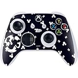 Skinit Decal Gaming Skin Compatible with Xbox Series S Controller - Officially Licensed Disney Mickey Mouse Falling Silhouette Design