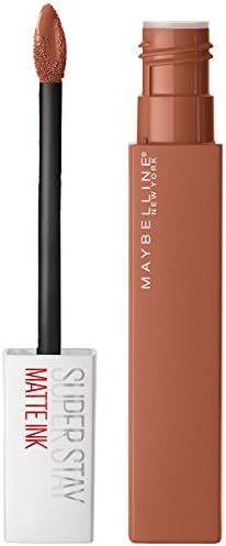 Maybelline Superstay Matte Ink Red Orange Liquid Lipstick, 325 Shot Caller, 1 Count (Pack of 1)