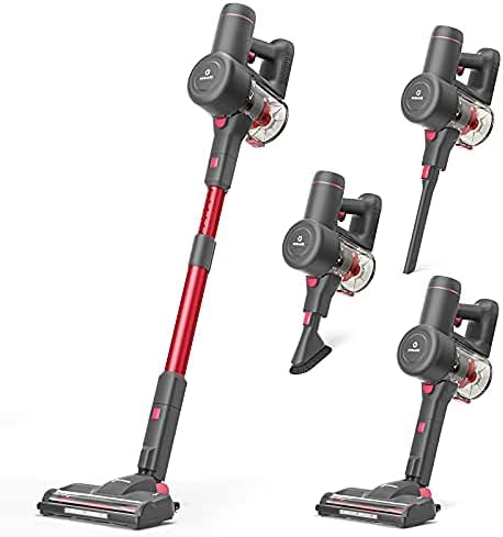 NEQUARE Cordless Vacuum, 175W Stick Vacuum Cleaner with Self-Standing, Root Cyclone Technology, 40mins Long Runtime, Lightweight Multi-Surface & Pet Hair Cleaning, S12 Series