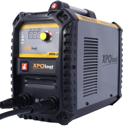 Image of 200A Stick ARC Welding Machine, 110/220V MMA Welder, IGBT Inverter, Digital LCD Display, Hot Start, Electrode Holder, Work Clamp, Dual Voltage DC Input