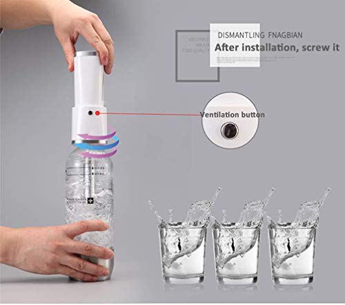 Portable Siphon Manual Bubble Water Sodas Machine Mini Carbonated Soft Drink Juice Soda Maker Spritzers For Home Bar Travel Use #TOP4