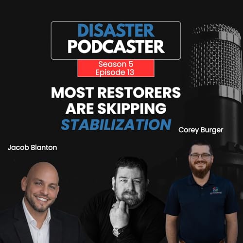 Disaster Podcaster S5: EP13: How Most Restorers Lose Money and Professionalism with Stabilization