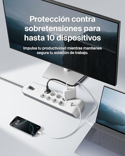 Regleta Belkin de 8 tomas para proteger tus electrodomésticos 2