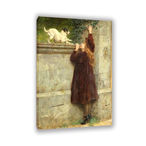 Tableau célèbre de Briton Rivière reproduction haut de gamme encadrée 120x80cm
