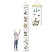 Tomedeks Messlatte,Messlatte Holz Kinder,Wand Holz Dekoration,Maßband Körper,Wandtattoo Kinderzimmer Tiere,Messlatte Kind