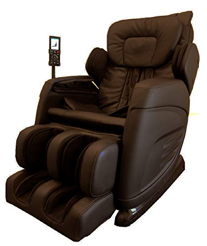 Slabway Shiatsu Massage Chair Built-in Heat and Air Massage System - Zero Gravity Neck, Back, Shoulder, Legs & Foot Massager- Deep Tissue Massage & Full Body Stretching - No More Pain, Brown