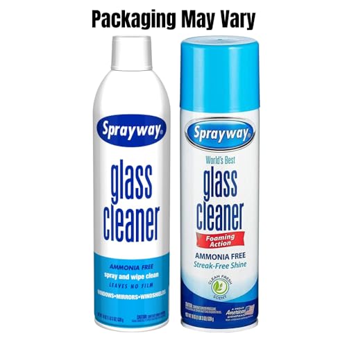 sprayway glass cleaner 19 oz cans pack of 2