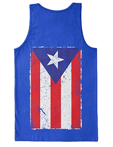 Distressed Puerto Rico Flag - Rican Latino Men's Tank Top