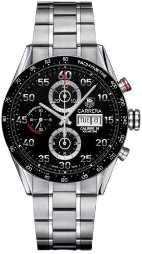Tag Heuer Mens Cv2a10 Carrera Automatic Chronograph Watch Calibre