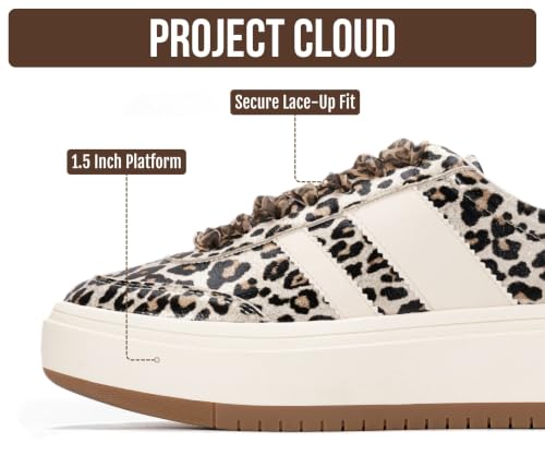 Image of Project Cloud Platform Sneakers for Women - Lightweight Memory Foam Insole Womens Sneakers - Non-Slip Fashion Sneakers for Women Footwear - Women's Fashion Platform Shoes (Nita)