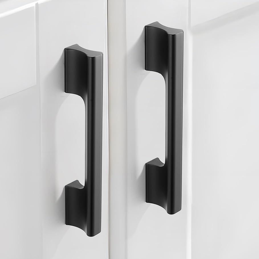 Miniatura 3 de Dazzleeta Paquete de 10 tiradores negros de gabinete de cocina de 3 34 pulgadas para armario, puerta, aparador, cajón, gabinete de baño