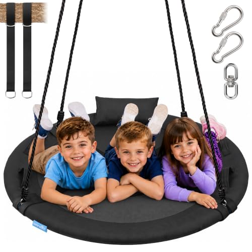 SereneLife Saucer Swing, Tree...