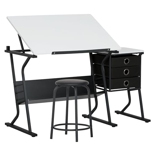 Table de dessin Eclipse Ultra inclinable avec son tabouret pour optimiser vos tracés - 2