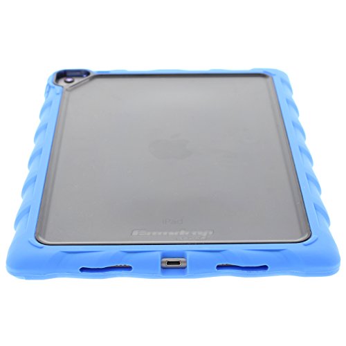Gumdrop Cases DropTech Clear for Apple iPad Pro 9.7 (2016) A1673, A1674, A1675 and iPad Air 2 (Late 2014) A1566, A1567 Shock Absorbing Rugged Case, Light Blue - Thumbnail 5