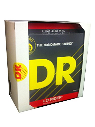 DR B LOWR LLH-40 Lo Riders Steel Jeu de cordes pour Basse électrique - Les Beatles, Paul McCartney, John Lennon, RIngo Starr, George Harrison DR B LOWR LLH-40 Lo Riders Steel Jeu de cordes pour Basse électrique