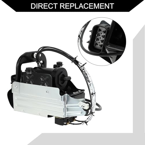 Hihaha Nr. 23446561 Luftfederkompressor mit Halterung und Ventil für Cadillac XTS Premium 3.6L 2013-2016 / Niedriger Luftfahrtpumpe/Stabil / 1 Stück