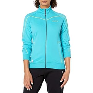 Craft Sportswear Women's In-the-Zone Full-Zip Athletic Casual Training Sweatshirt Jacket: athleisure/outerwear/protection/outside, Resort/Black, Large