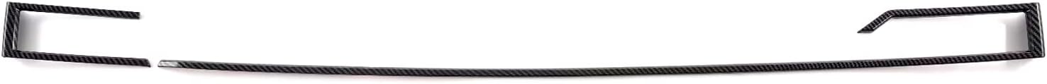 For Mitsubishi Outlander 2022-2023 LHD Carbon Fiber Black Front Air vent Cover Trim 2pcs Car Accessories