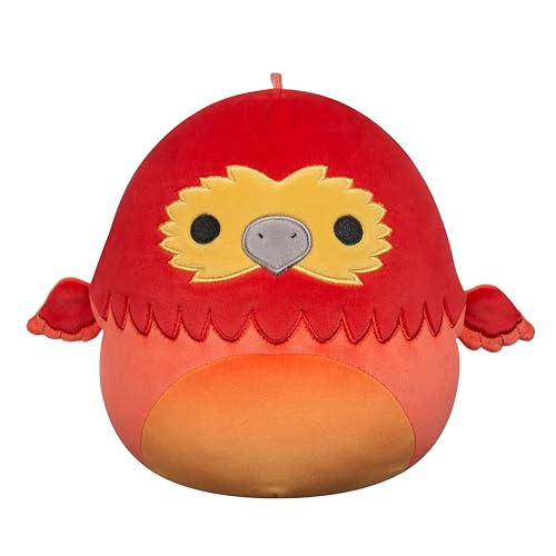 Squishmallows Peluche original de Fawkes de Harry Potter, de 20,3 cm, ultrasuave, oficial de Jazwares (pequeño)