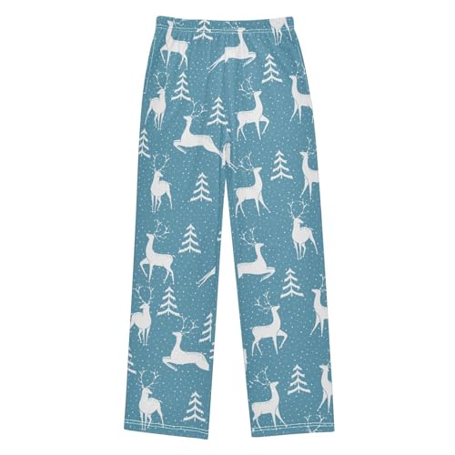 visesunny Boy's Pants Pattern Jogger Sweat Pants Elastic Waist Cute Colored Cartoon Long Bottoms Trousers with Pocket S-XL