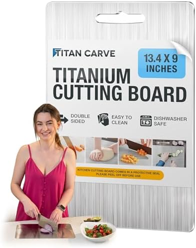 Titan Carve Titanium Cutting Board,...