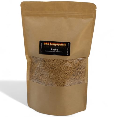 BBQ Smoking Flour 1 Litre Like Beech Hickory Whisky Sherry or Red Wine (Beech)