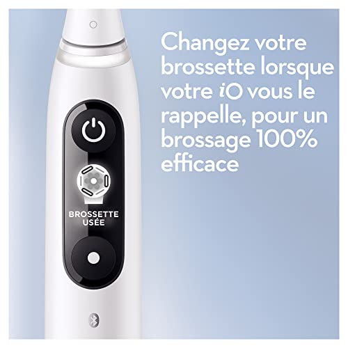 Oral-B iO 6 Elektryczna szczoteczka do zębów, biała i różowa