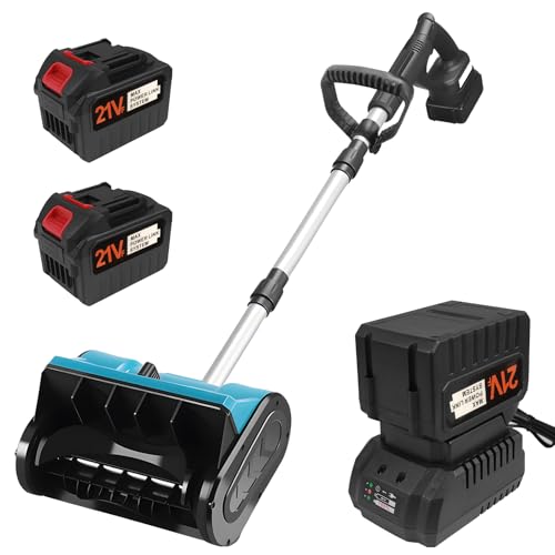 Cordless Snow Shovel, 13X6 Inch with Adjustable Handle &...
