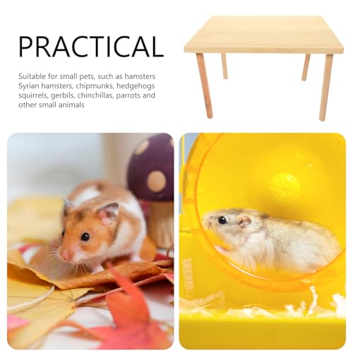Décoration en bois de qualité supérieure pour cage de petits animaux - 4
