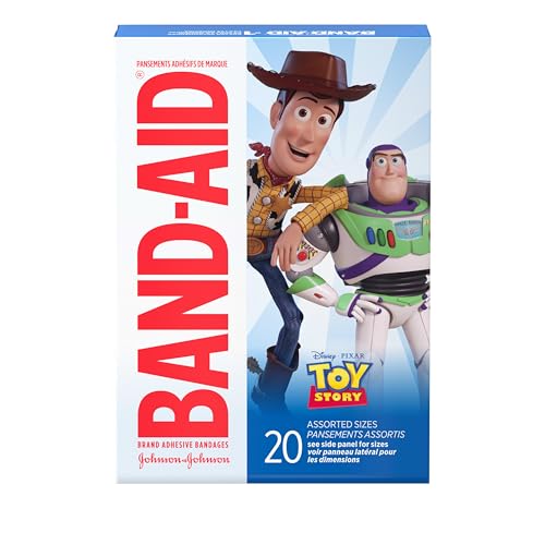 Band-Aid Brand Adhesive Bandages for Minor Cuts and Scrapes, Disney/Pixar Toy Story 4 for Kids, Assorted Sizes 20 ct