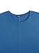ZANZEA Women's Off The Shoulder Batwing Tops Casual Loose Oversized Tshirts Long Sleeve Fall Pullover Sweater Tops Blue XL