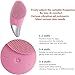 aiqiua Facial Cleansing Brush, Silicone Electric Face Brush, Waterproof, USB Rechargeable for All Skin Types, Gentle Exfoliating, Deep Cleansing, Massaging Tool The Perfect Ideal Gift