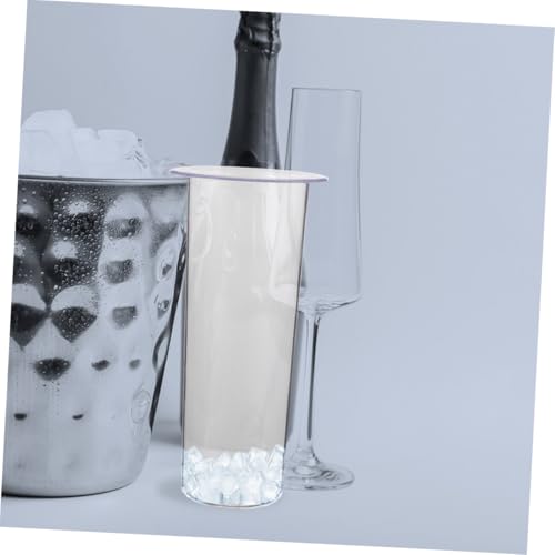 CONGARTENO 2pcs Reusable Ice Cylinder for Beverage Dispenser Versatile Drink Storage Bucket for Ice Cubes Juice and Cold Drinks Parties and Gatherings