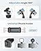 UBeesize Phone Tripod Pro S, Premium Flexible Phone Tripod with Wireless Remote, Mini Tripod Stand for Camera GoPro/Mobile (Upgraded), Black