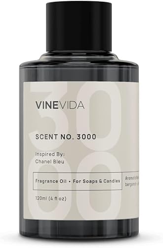 Miniatura 507 de VINEVIDA [4 onzas] Aceite de fragancia de madera de teca de caoba para fabricación de velas y fabricación de jabón, aromas de velas prémium para
